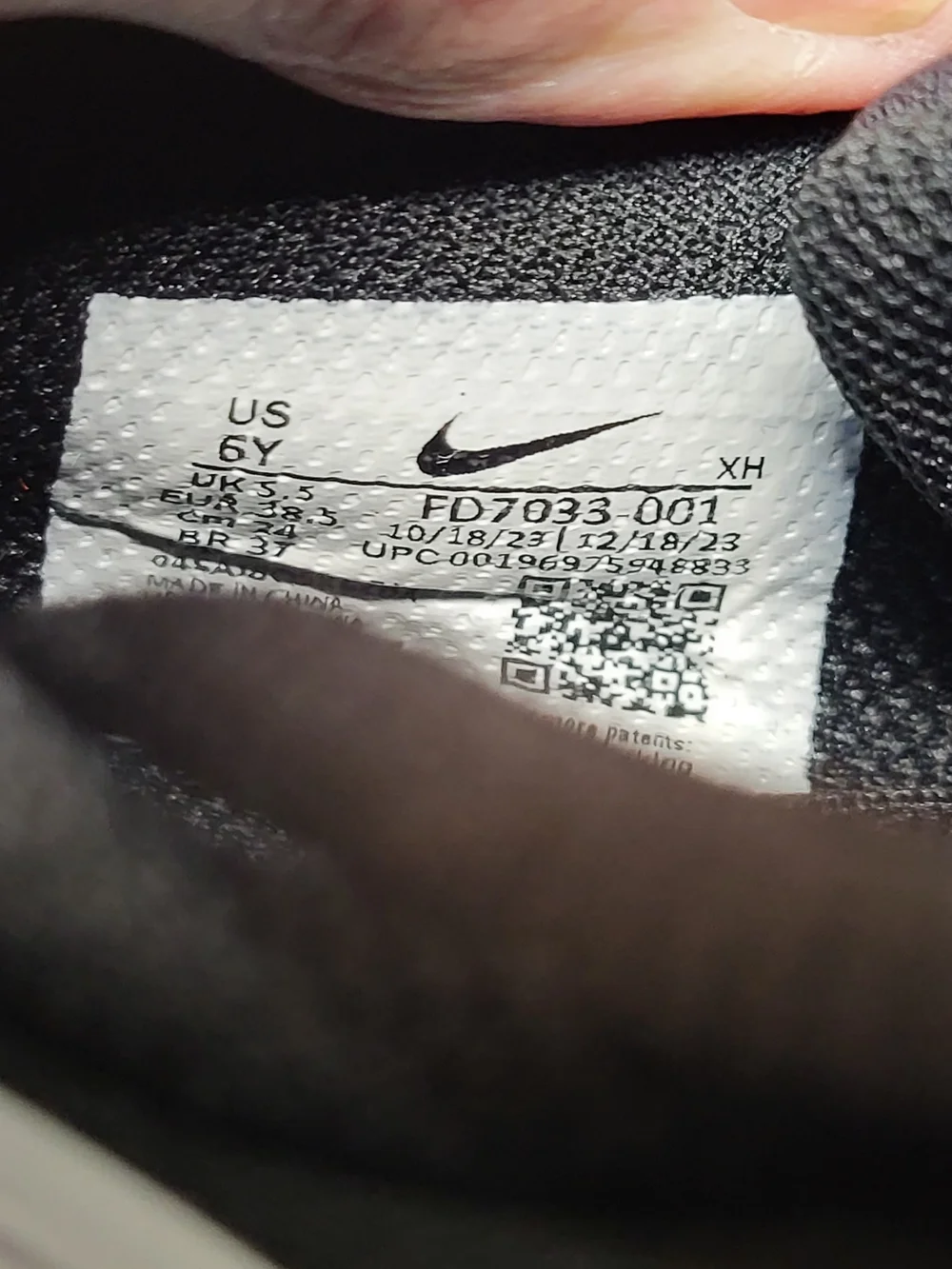 *NEW* Nike Air Zoom GT Cut 3 Black Anthracite GS Size 6Y Women's 7.5